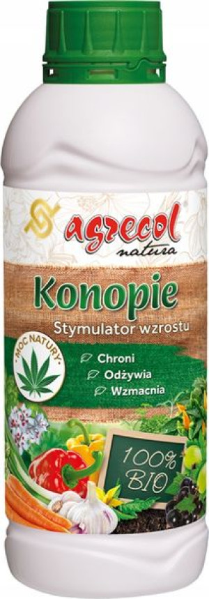 Konopie – stymulator wzrostu roślin – 1 l Agrecol
