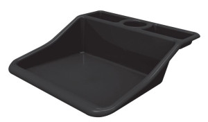Taca porządkowa 49 x 50 x 15 cm – czarna – Garland