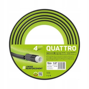 Wąż ogrodowy 4-warstwowy – Quattro 1/2" 15 m