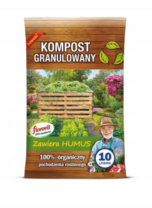 Nawóz organiczny, naturalny Florovit granulat 10 l