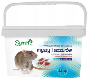 Trutka Na Myszy I Szczury saszetki z pastą 2,5 kg