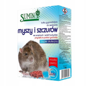 Trutka granulat na myszy i szczury 1 kg Sumin
