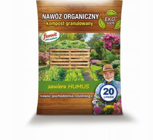 Kompost granulowany nawóz granulat – 20 l Florovit
