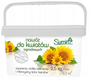 Nawóz granulowany do kwiatów 2,5 kg Sumin