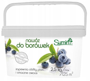 Nawóz granulowany do borówek 2,5 kg Sumin
