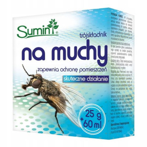 Trójskładnikowy środek na muchy 25 g + 60 ml Sumin