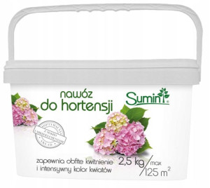 Nawóz granulowany do hortensji 2,5 kg Sumin