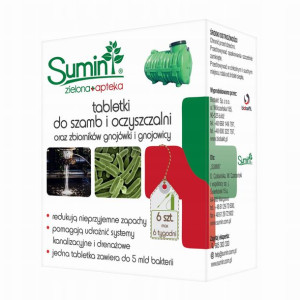 Biopreparat Do Szamb - Tabletki 6 szt. Sumin