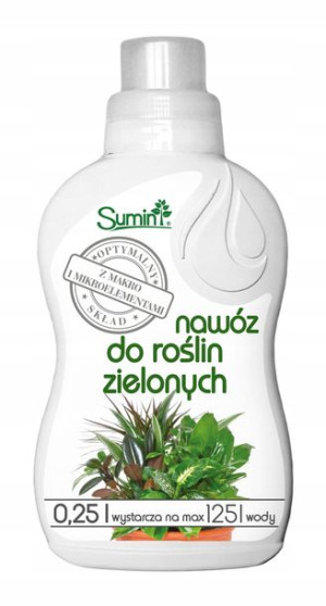 Nawóz płynny do roślin zielonych 250 ml Sumin
