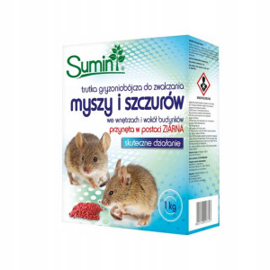 Trutka Na Myszy i Szczury - ziarno - 1 kg Sumin