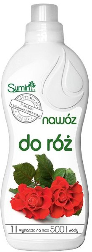 Nawóz płynny wieloskładnikowy do róż 1 l Sumin