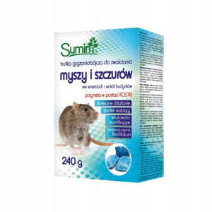 Trutka na myszy i szczury - kostki- 240 g Sumin