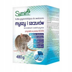 Trutka na myszy i szczury - kostki - 480 g Sumin