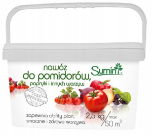 Nawóz do Warzyw Pomidorów Papryki 2,5 kg Sumin
