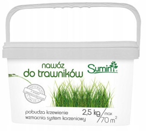 Nawóz granulowany do Trawników 2,5 kg Sumin