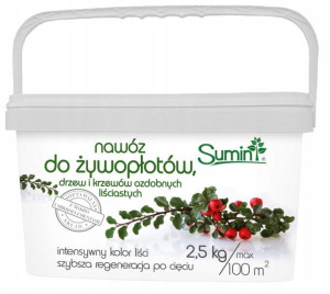 Nawóz Do Żywopłotów Drzew Krzewów Ozdobnych 2,5 kg