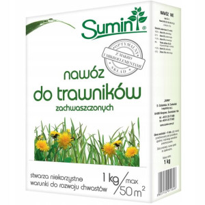 Nawóz do trawników z chwastami 1 kg Sumin