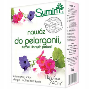 Nawóz Do Pelargonii Surfinii Petunii 1 kg Sumin