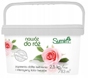 Nawóz granulowany do Róż 2,5 kg Sumin