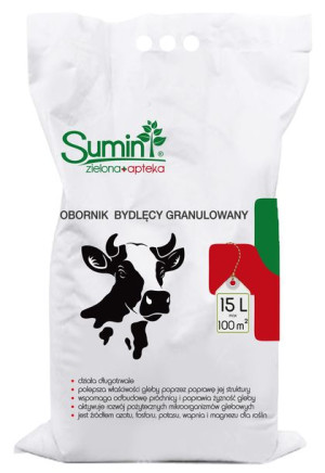 Obornik Bydlęcy Granulowany - Nawóz Naturalny 15 l