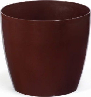 Osłonka-Doniczka Magnolia ø 15,5 cm Mokka Lamela