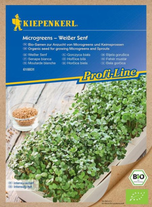 Gorczyca - nasiona na microgreens - Kiepenkerl