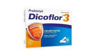 Dicoflor 3 30kapsułek data: 30.07.2023