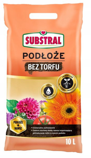 Podłoże Bez Torfu - bogata mieszanka 10 l Substral