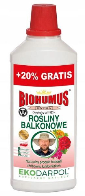 Biohumus Extra Rośliny Balkonowe nawóz płynny 1,2l