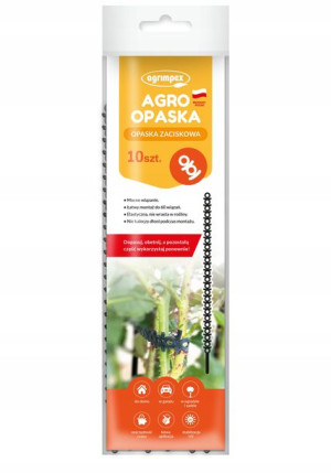 Agro Opaska zaciskowa - mocowanie roślin 10 szt.