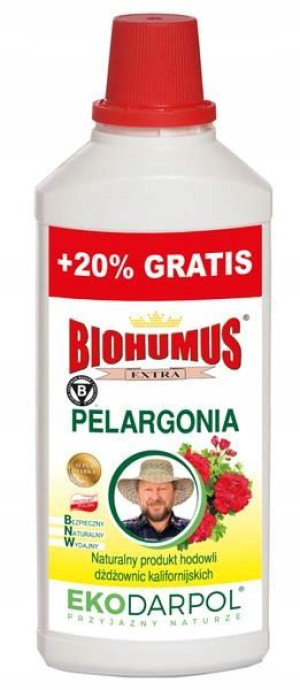 Biohumus Extra Pelargonia nawóz płynny 1,2 l