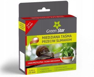 Taśma Miedziana Na Ślimaki samoprzylepna 25 mm 4 m