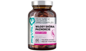Myvita Silver Pure Włosy, skóra, paznokcie beauty kompleks 60kapsułek