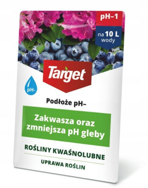Podłoże pH- zakwasza i zmniejsza pH gleby TARGET