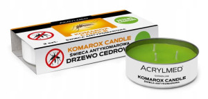 Świeca Antykomarowa - Drzewo Cedrowe - 2 szt. Acry