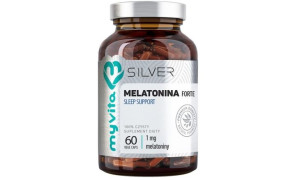 Myvita Silver Pure Melatonina forte 1mg 60kapsułek