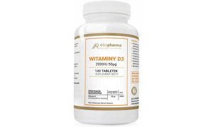 Witamina D3 2000IU 120tabletek Alto Pharma