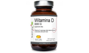 Witamina D 4000IU 300kapsułek Kenay