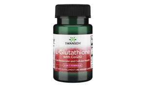 Swanson L-glutation + koenzym Q10 30kapsułek