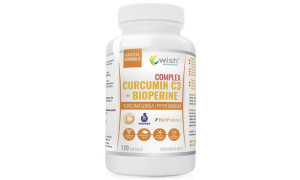 Curcumin C3 Complex kurkuma + piperyna 120kapsułek Wish Pharmaceutical