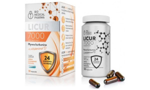 LICUR7000 D 30kapsułek Bio Medical Pharma