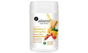 Aliness Witamina C 1000 Buforowana Plus Proszek 250g