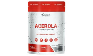 Wish Pharmaceutical Acerola Naturalna Witamina C w proszku Vege 500g