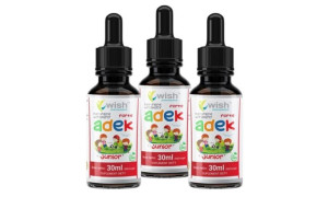 3 x Wish Pharmaceutical ADEK Junior Forte krople dla dzieci 30ml
