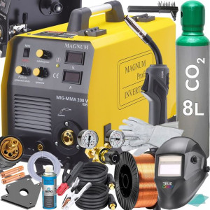 Spawarka Migomat Magnum Mig Mag Mma 200w + Zestaw