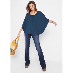 Granatowa Bluzka Oversize 48-50 953944