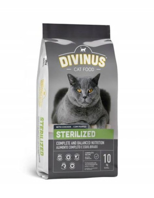 DIVINUS Cat Sterilized - sucha karma dla kota - 10 kg