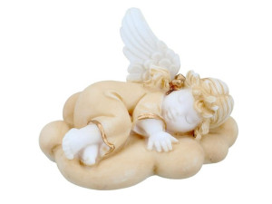 aniołek na chmurce alabaster grecki