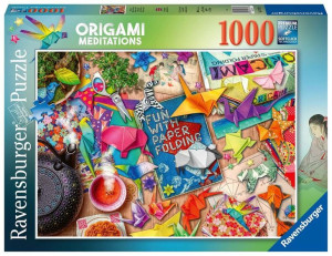 Ravensburger Puzzle 2D 1000 elementów: Medytacje z origami  16775