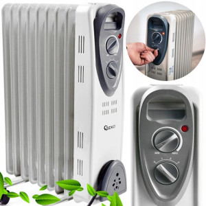Grzejnik Elektryczny Olejowy 1500w Z Termostatem